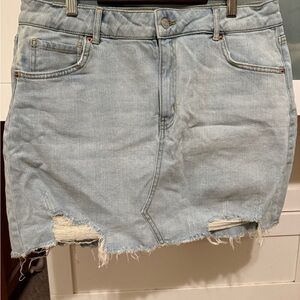 wild fable Light Blue Denim Skirt
